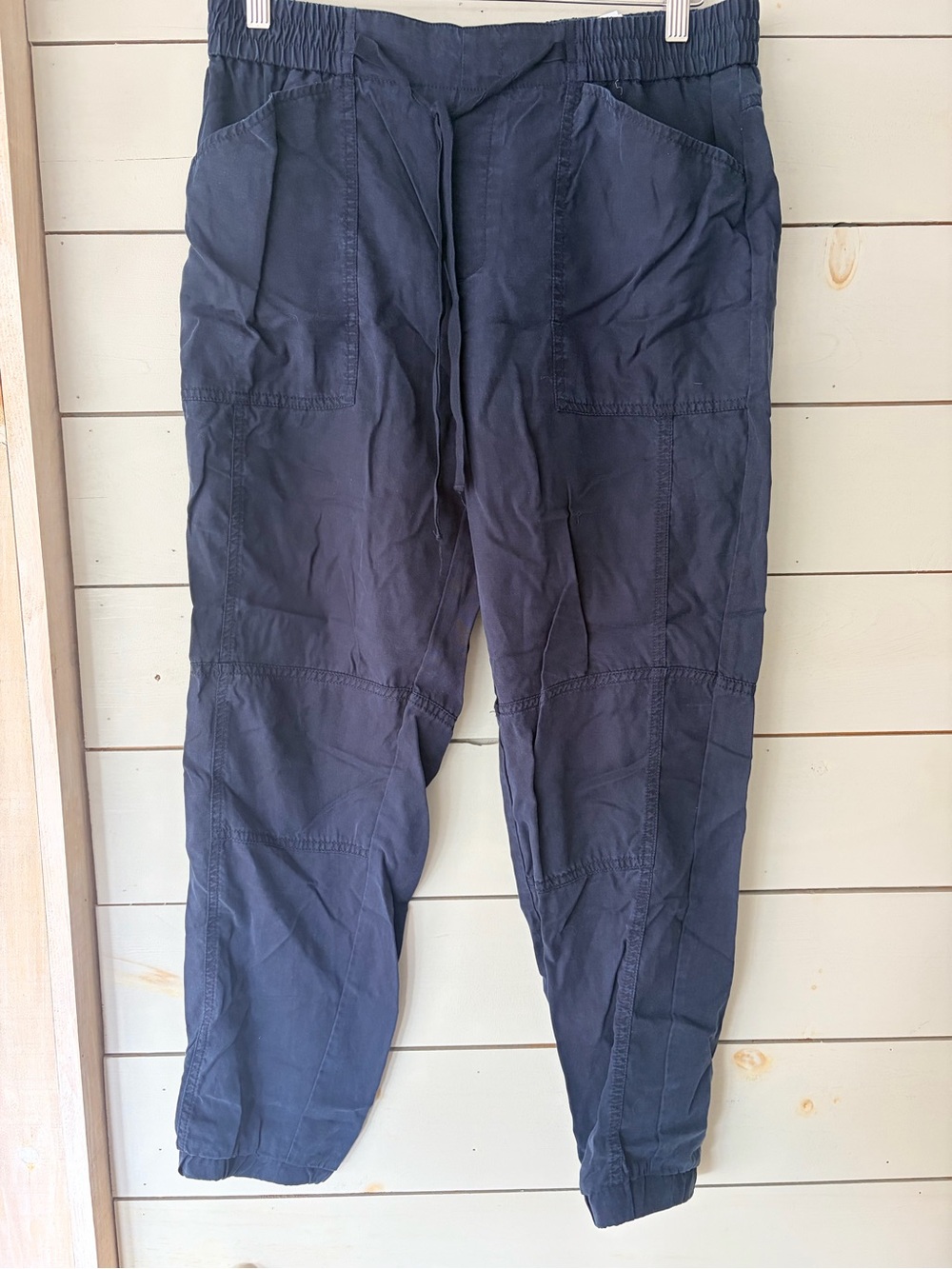 Banana Republic Navy Lyocell Utility Jogger Pants – Size 10
